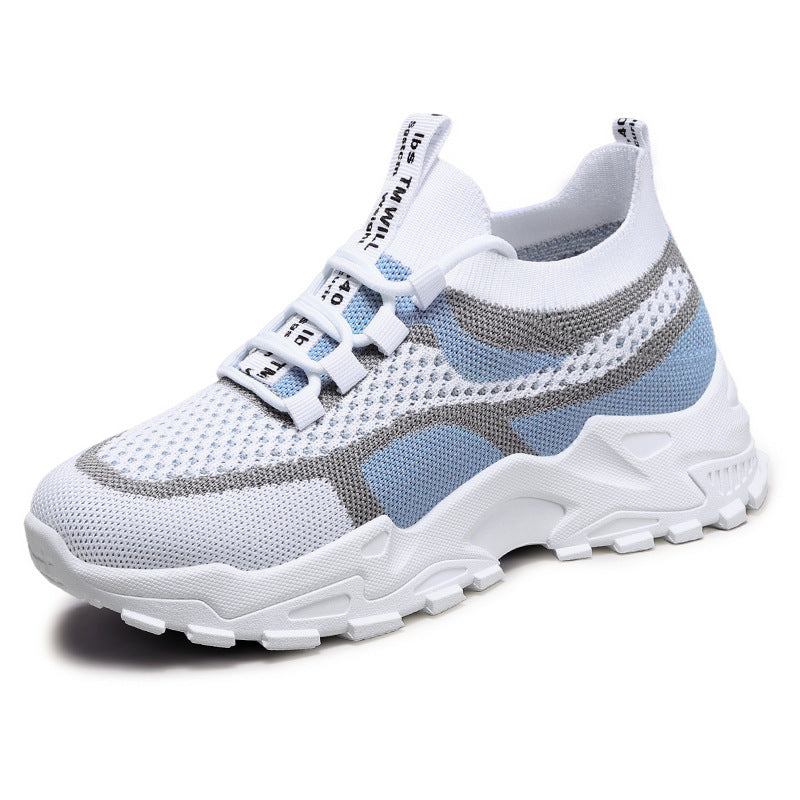 Dame Åndbare Fritids-sneakers med elastisk snørelukning og skridsikker sål Stilla