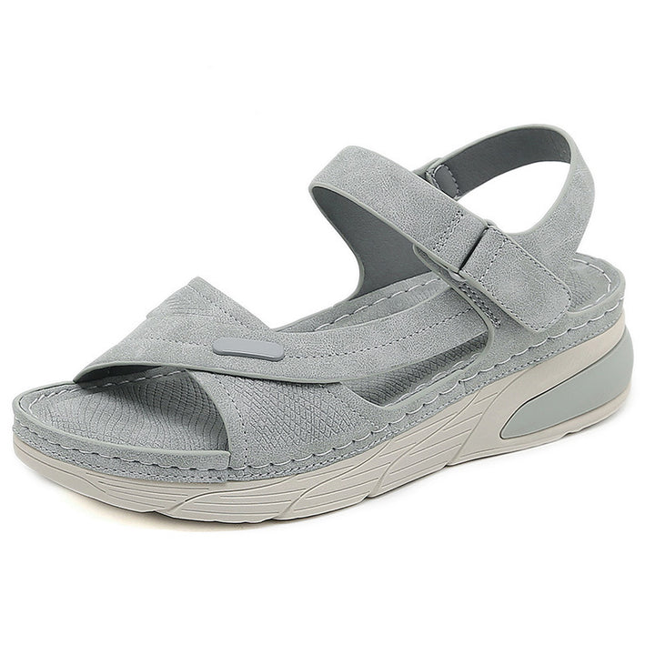 Dame komfort-sandaler med justerbare remme og polstret sål Stilla