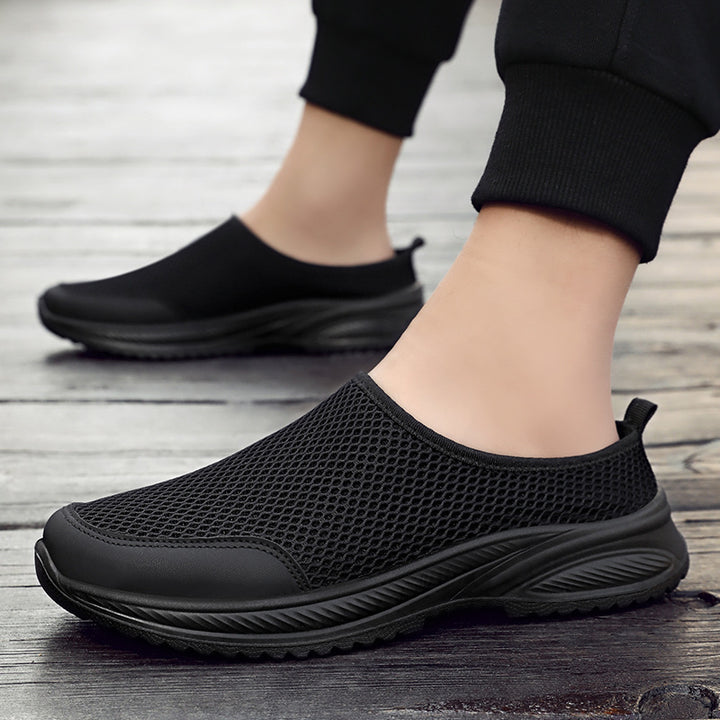Dame Åndbare Slip-On Walking Sneakers med Textureret Overdel Stilla