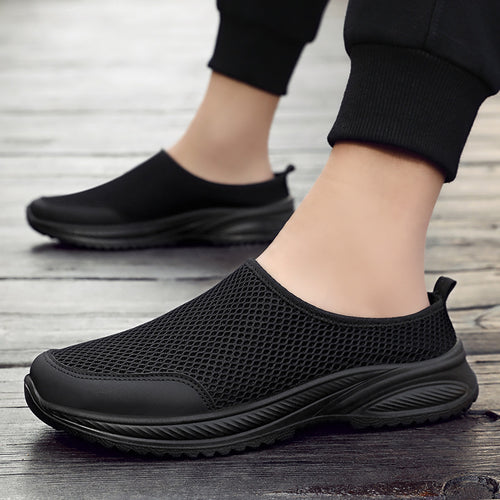Dame Åndbare Slip-On Walking Sneakers med Textureret Overdel Stilla