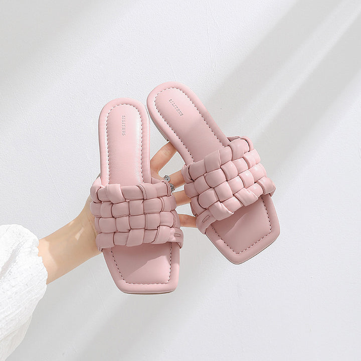 Dame Chic Vevet Slide Sandaler Stilla