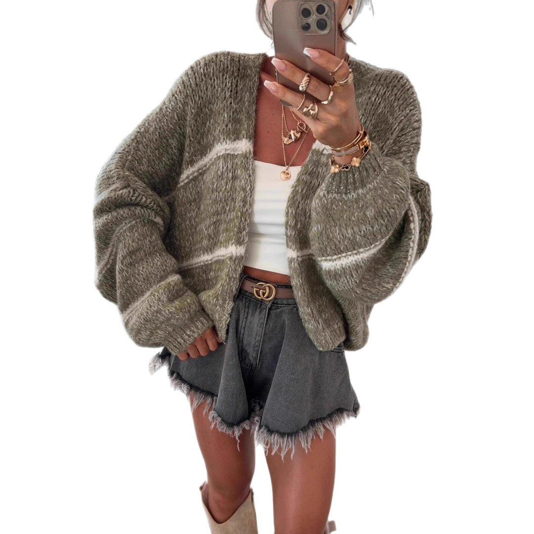 Kvinders afslappede cardigan med oversized skæring og moderne detaljer Stilla