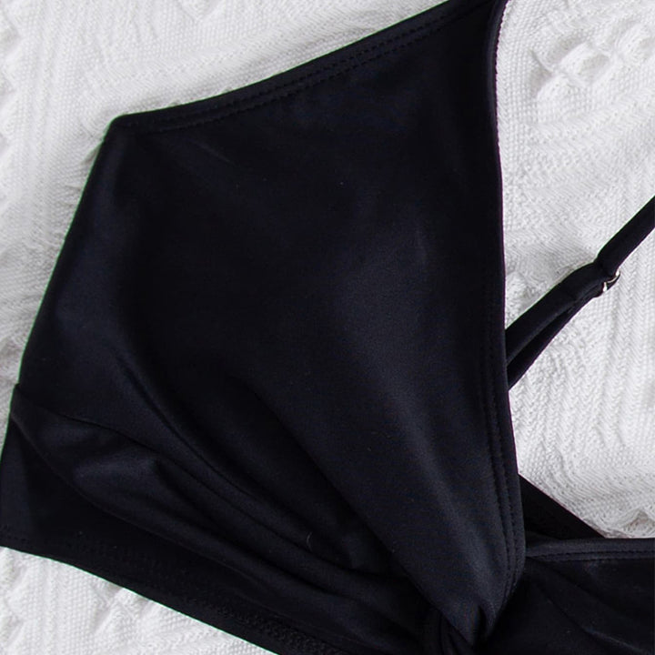 Dame Triangel-Bikinioberdel med elegant knude og justerbare stropper Stilla