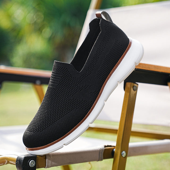 Herrer Åndbare Slip-On Vandresko med Flex-Fit Teknologi Stilla