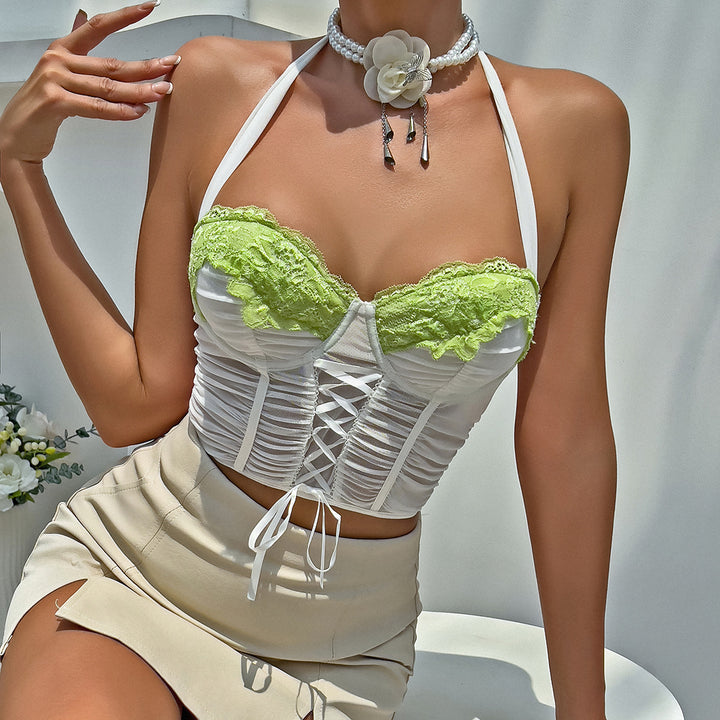 Dame Spids-Corsage Top Stilla