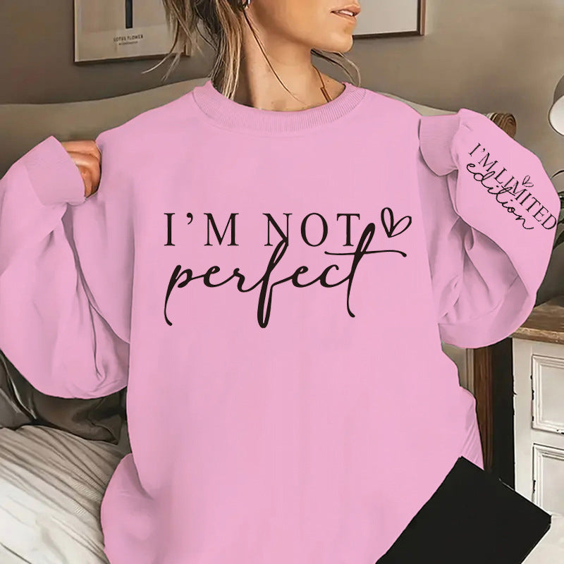 Kvinders oversized sweater med print og limited edition Stilla
