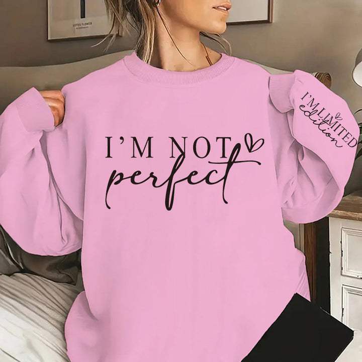 Kvinders oversized sweater med print og limited edition Stilla