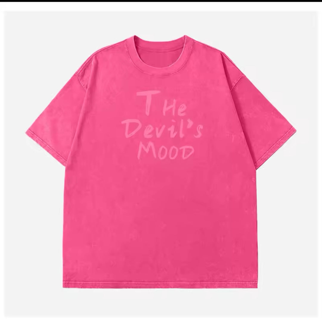 Damer Oversized T-shirt med stilfuld statement-tryk og behagelig pasform Stilla