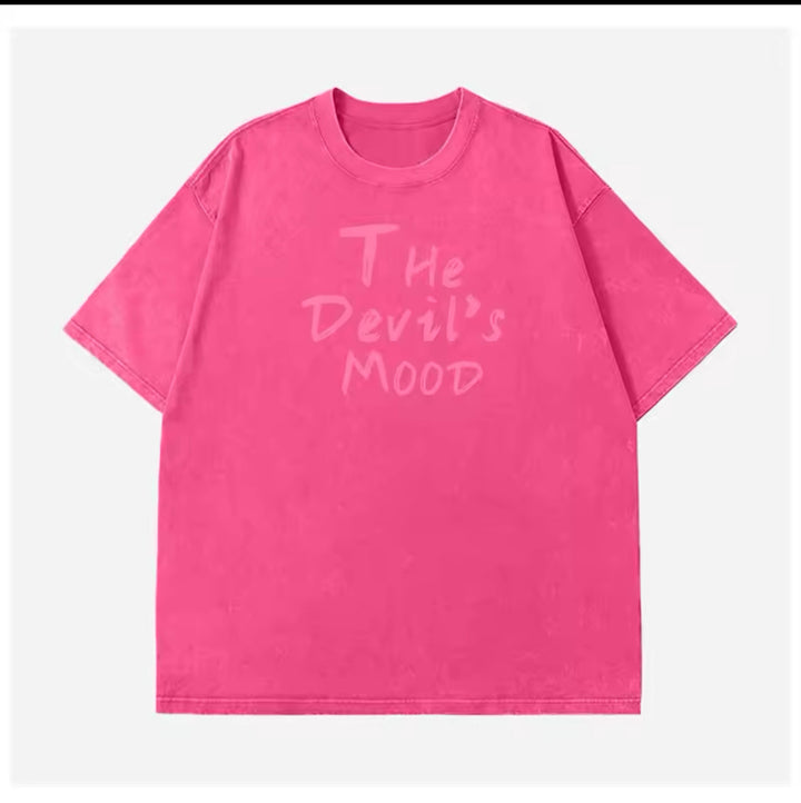 Damer Oversized T-shirt med stilfuld statement-tryk og behagelig pasform Stilla