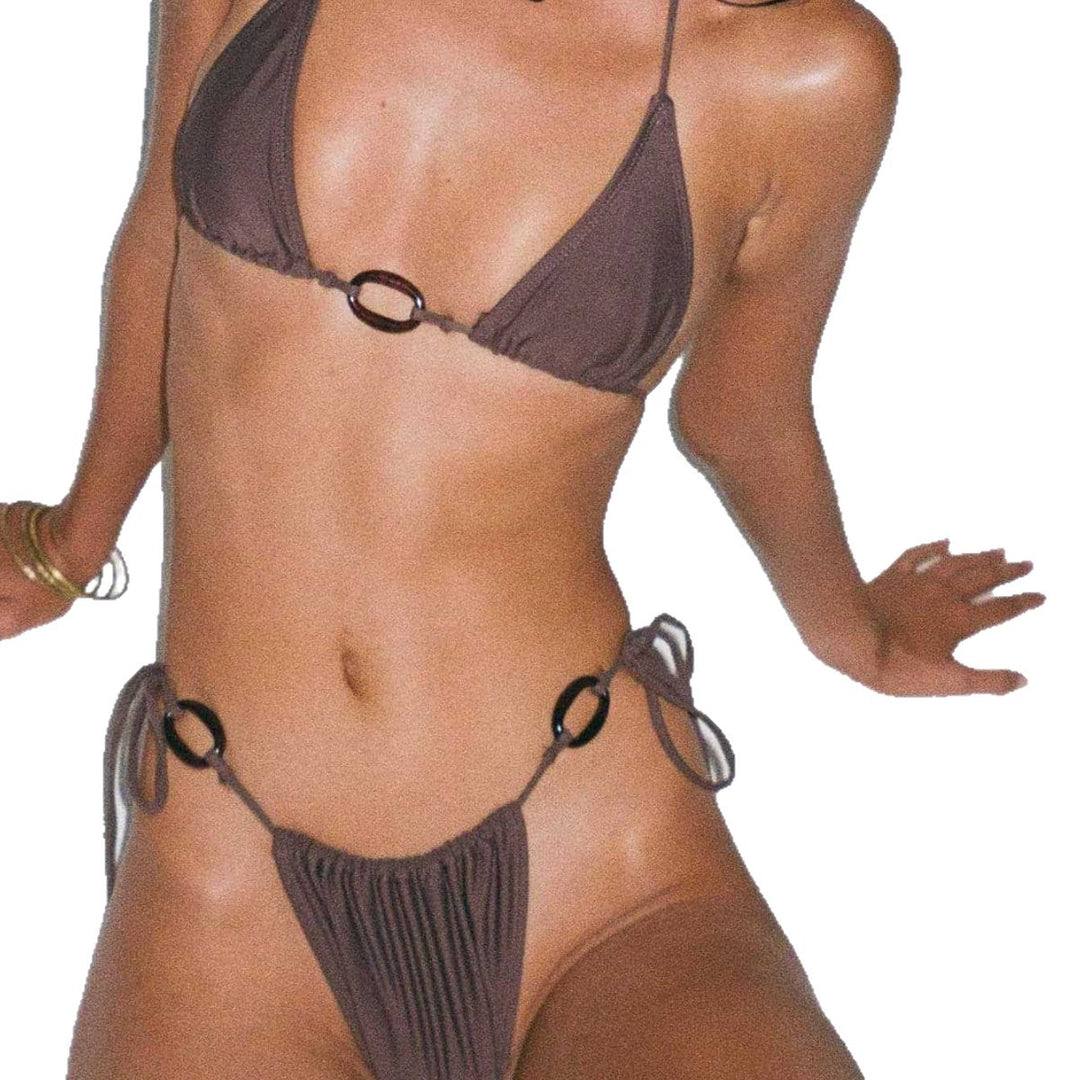 Dame Triangel-Bikini med legende ringdetalje Skovae