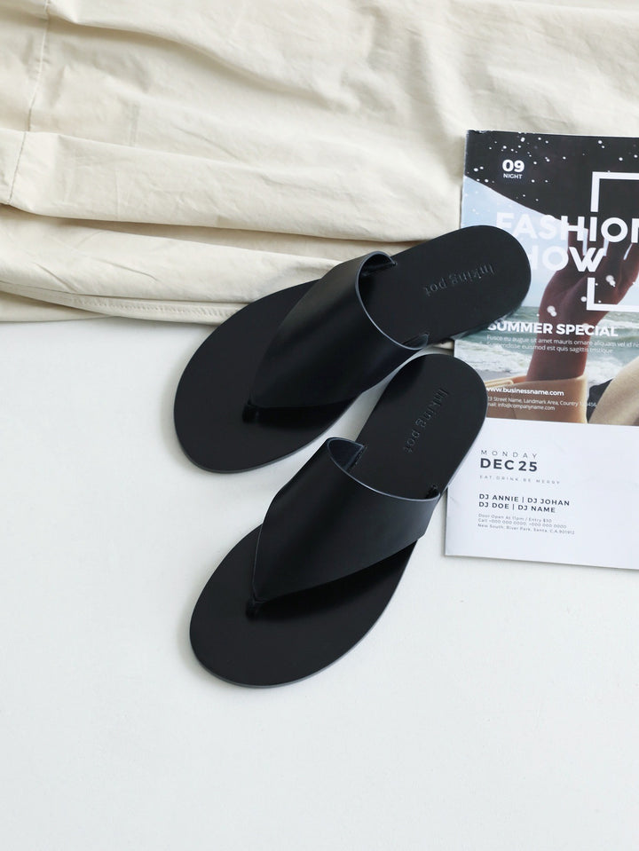 Dame Minimalistiske Åbne Tå Slide Sandaler Stilla