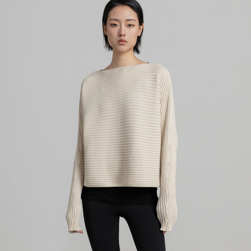 Kvindernes hyggelige og stilfulde strikket sweater Stilla