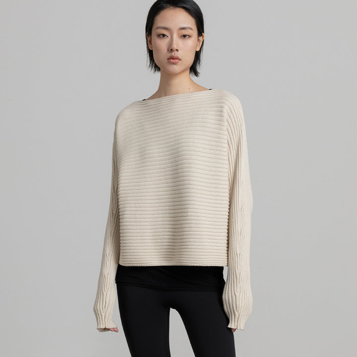 Kvindernes hyggelige og stilfulde strikket sweater Stilla