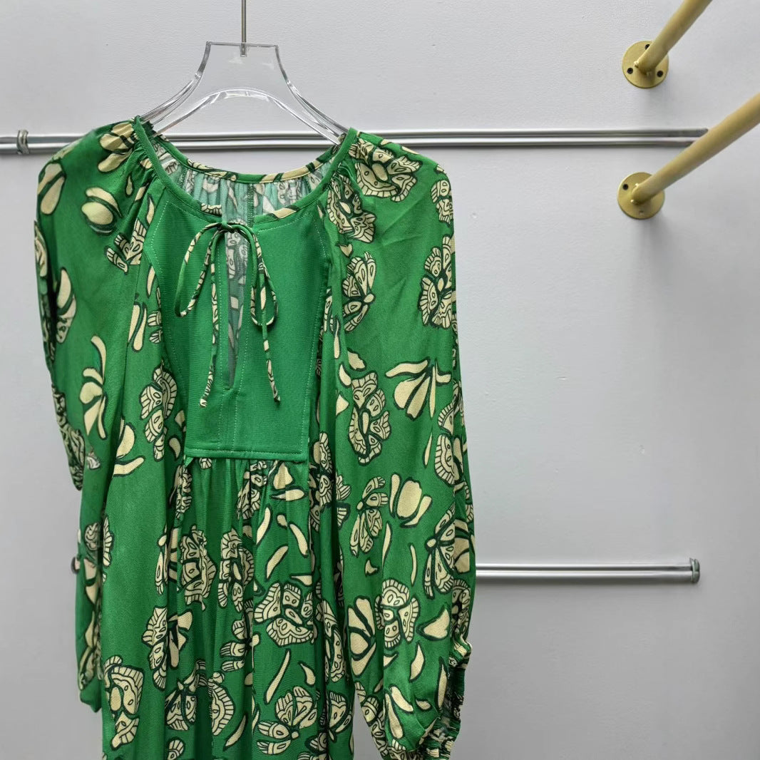 Dame sommerkjole med legesygt blomsterprint Stilla