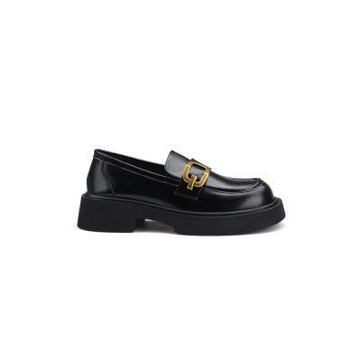 Femme Chunky Loafers med dekorativt spændefokus Stilla