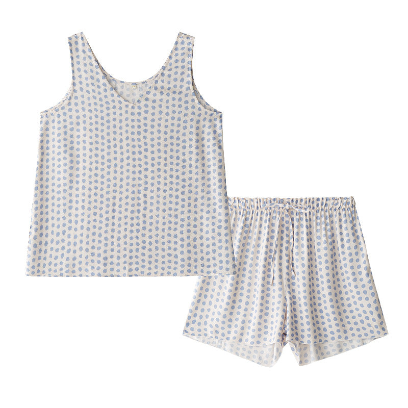 Dame bluse top med blomstret design og maxilængde snit Stilla