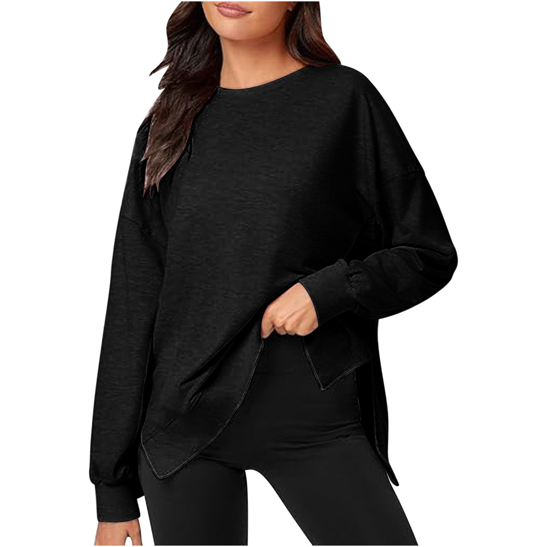 Dame afslappet sweatshirt med moderne snit Stilla