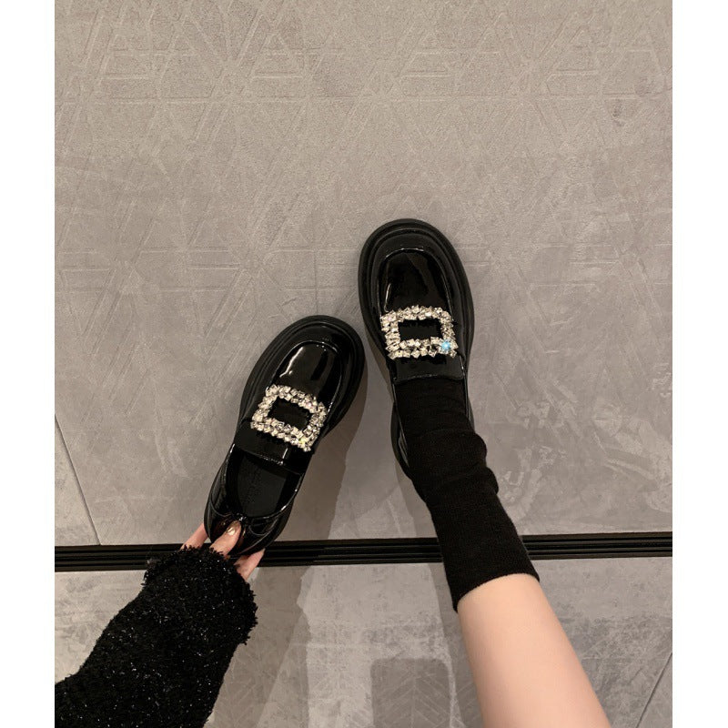 Kvinder Elegante Spænde-Detalje Slip-On Ballerinas Stilla