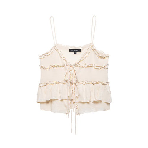 Femme Ruffles Lag Cami Top Stilla