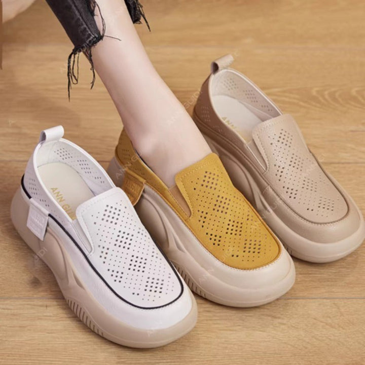 Dame Slip-On Perforerede Sneakers Stilla