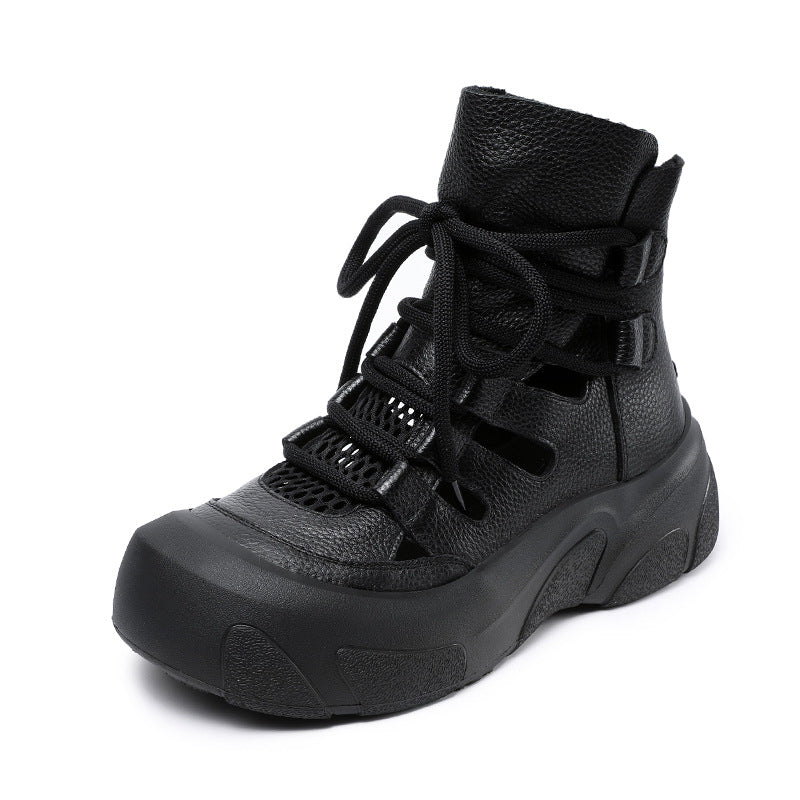 Femme High-Top Fashion Sneakers med Mesh-indlæg Stilla