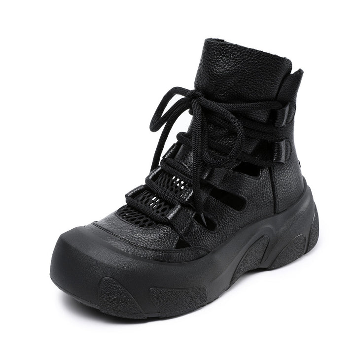 Femme High-Top Fashion Sneakers med Mesh-indlæg Stilla