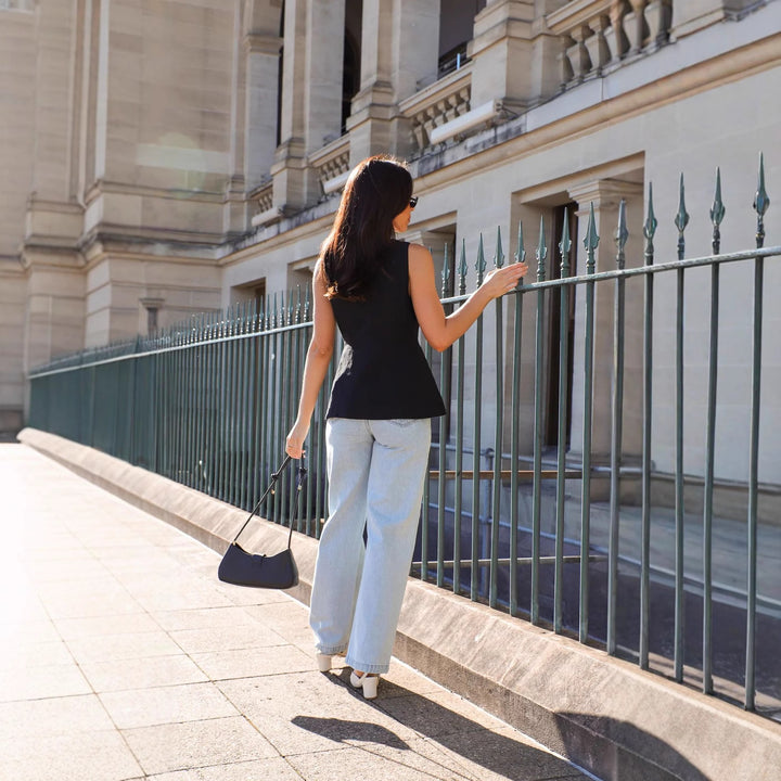 Kvinders elegante peplum bluse Stilla
