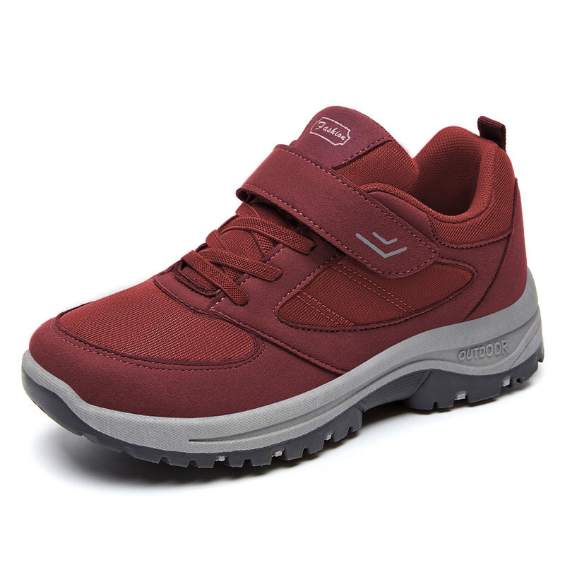 Herre outdoor sneakers med skridsikker sål og justerbar velcro Stilla