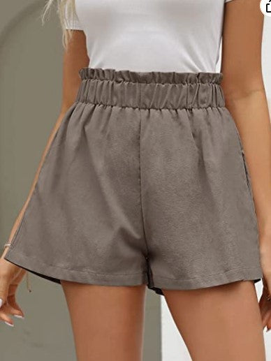 Kvinders shorts med elastisk talje og sidelommer Stilla