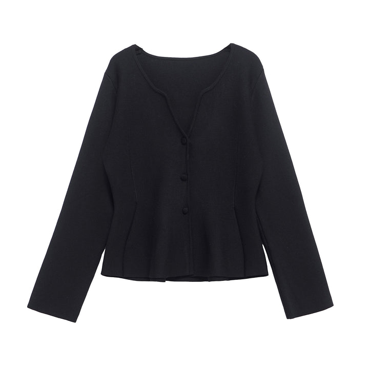 Femme Skåret Peplum Cardigan Stilla