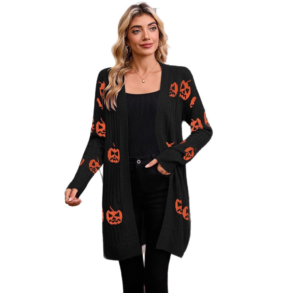 Kvindernes cardigan med spøgelsesmotiv Stilla