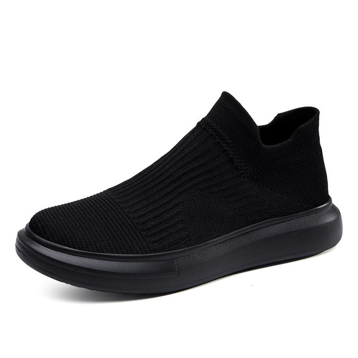 Dame Slip-On Fashion Sneakers med åndbart strikdesign Stilla