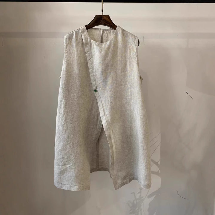 Femme Stilfuldt Oversized Linned Top Stilla