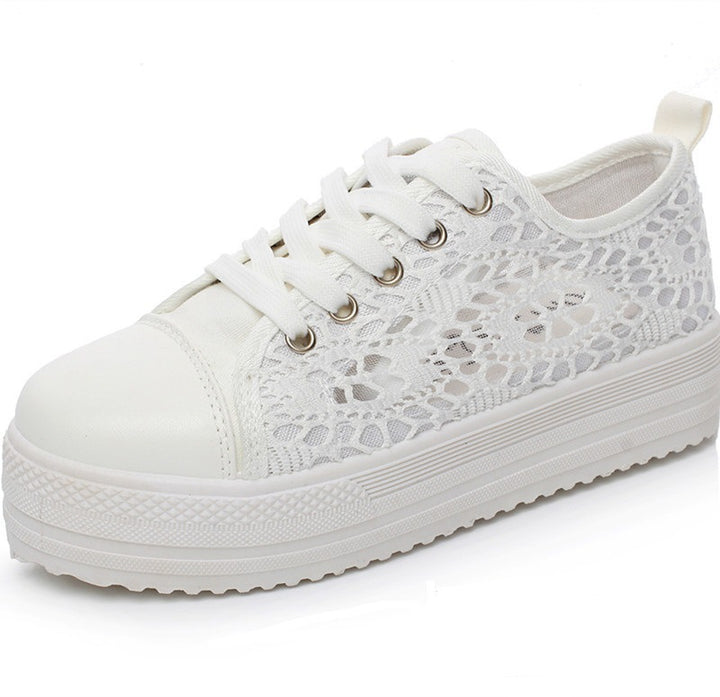 Dame modische sneakers i romantisk spidse design Stilla