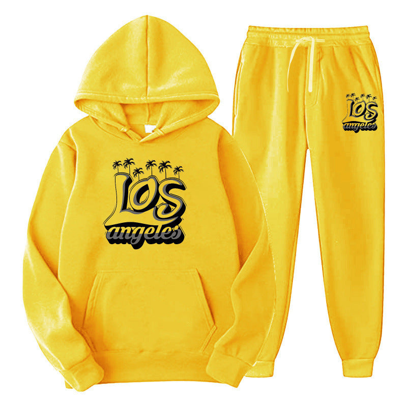 Kvindernes Sporty Hoodie og Joggingbukser Sæt Skovae