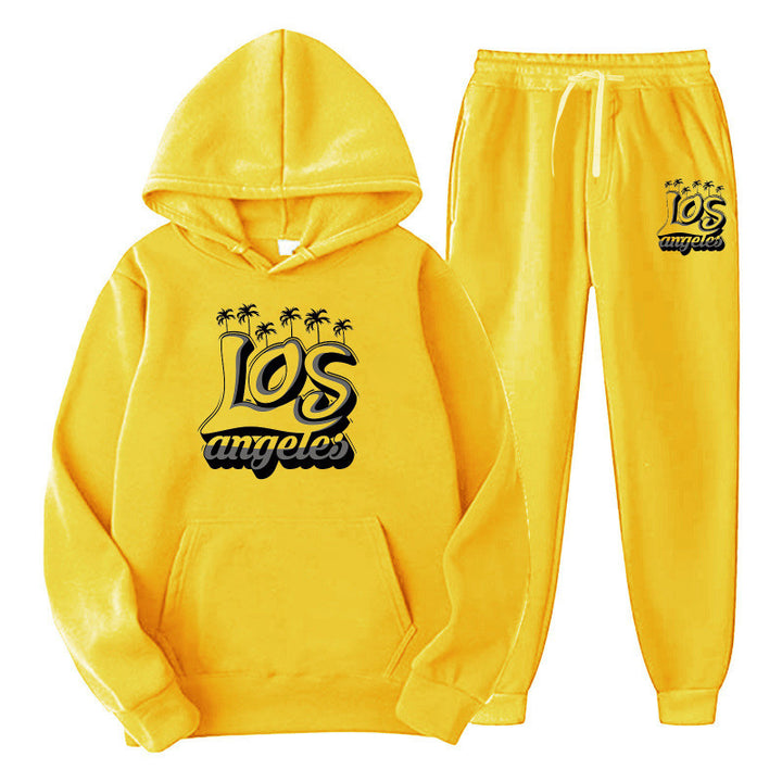Kvindernes Sporty Hoodie og Joggingbukser Sæt Skovae
