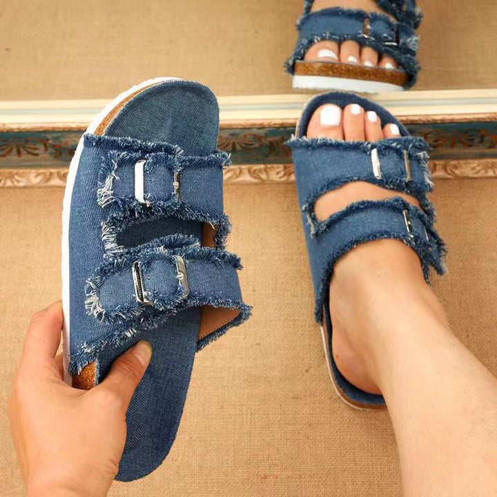 Damer Komfortable Clogs med justerbare remme og ergonomisk fodseng Stilla