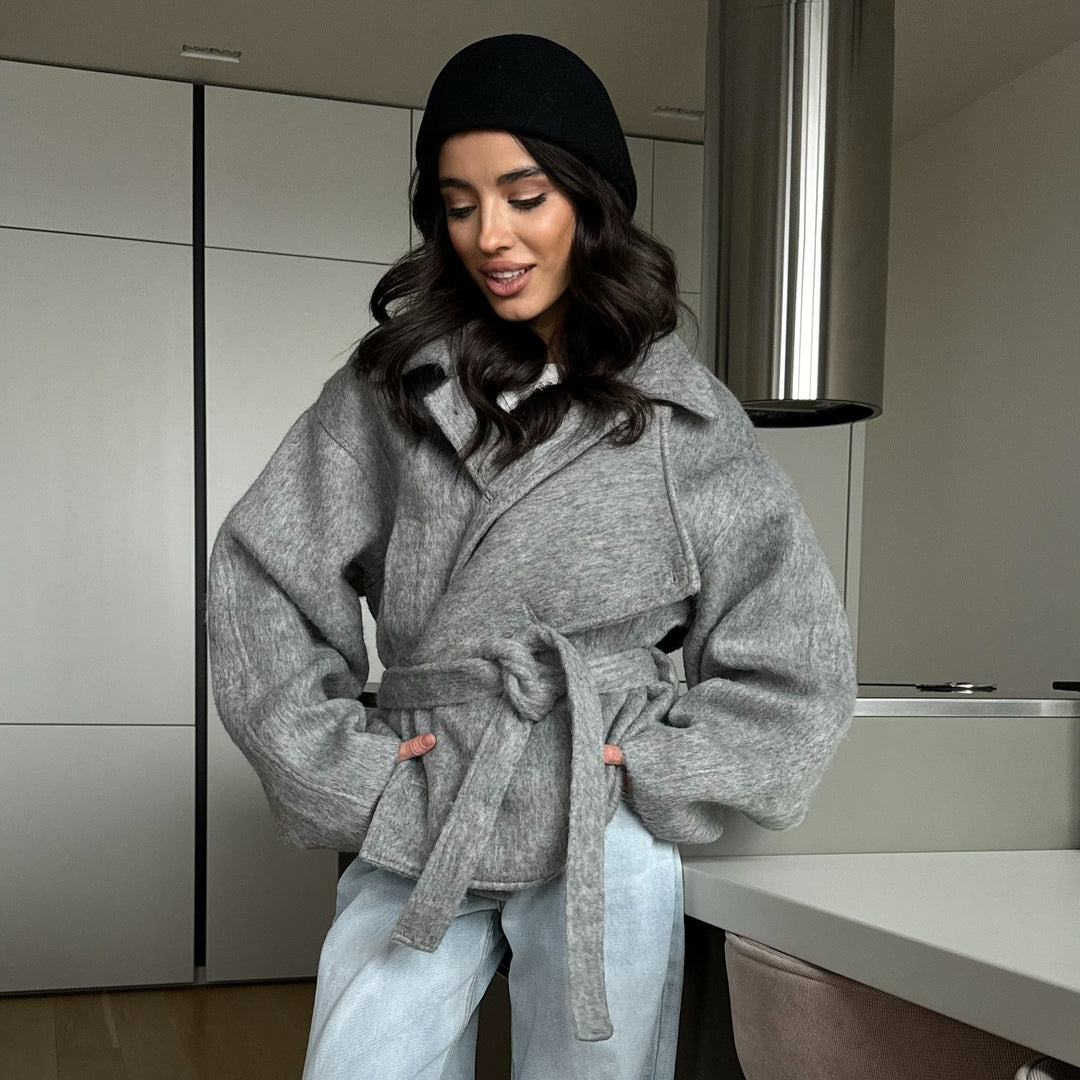 Damer fashionable og varm wrap jakke Stilla