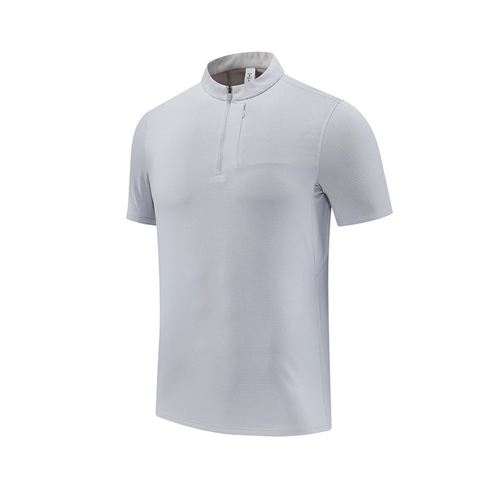 Herre funktions-T-shirt med ståkrave Stilla