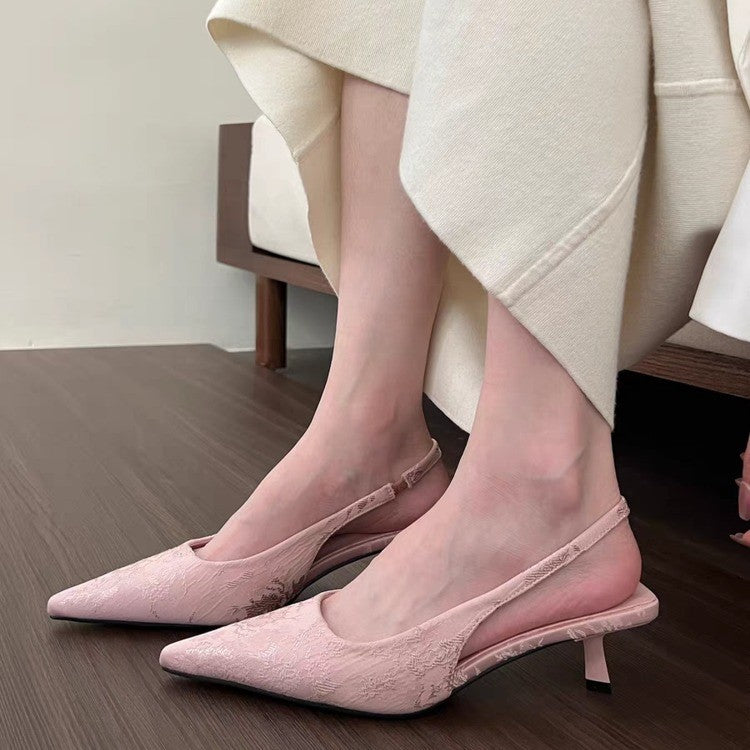 Dame Spidse-Pumps med Elegant Udsnit-Design Stilla