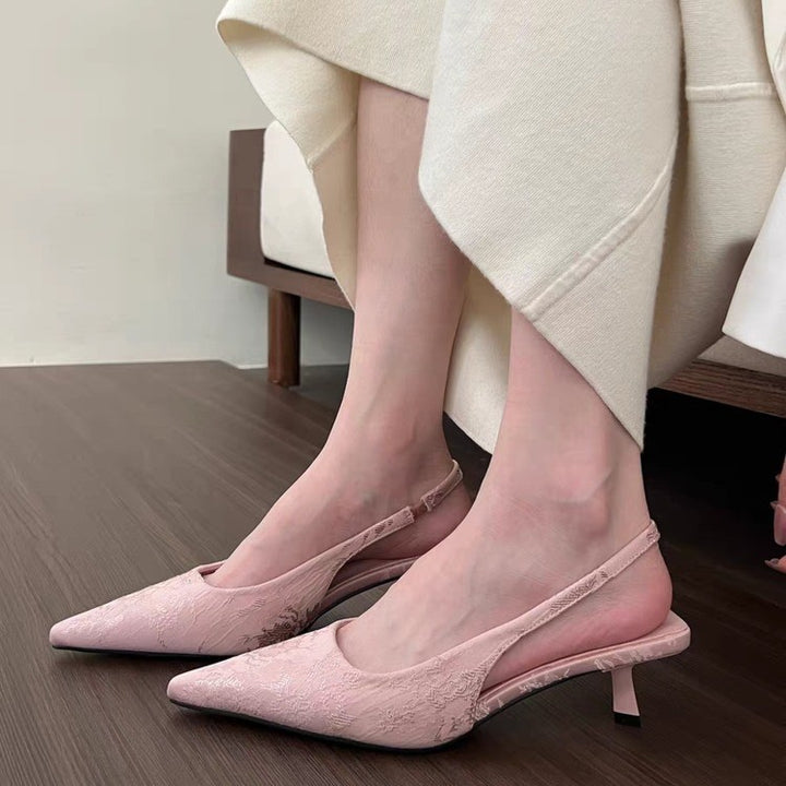 Dame Spidse-Pumps med Elegant Udsnit-Design Stilla