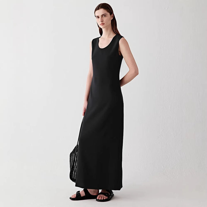 Dame Elegant Ærmeløs Maxi Kjole Stilla