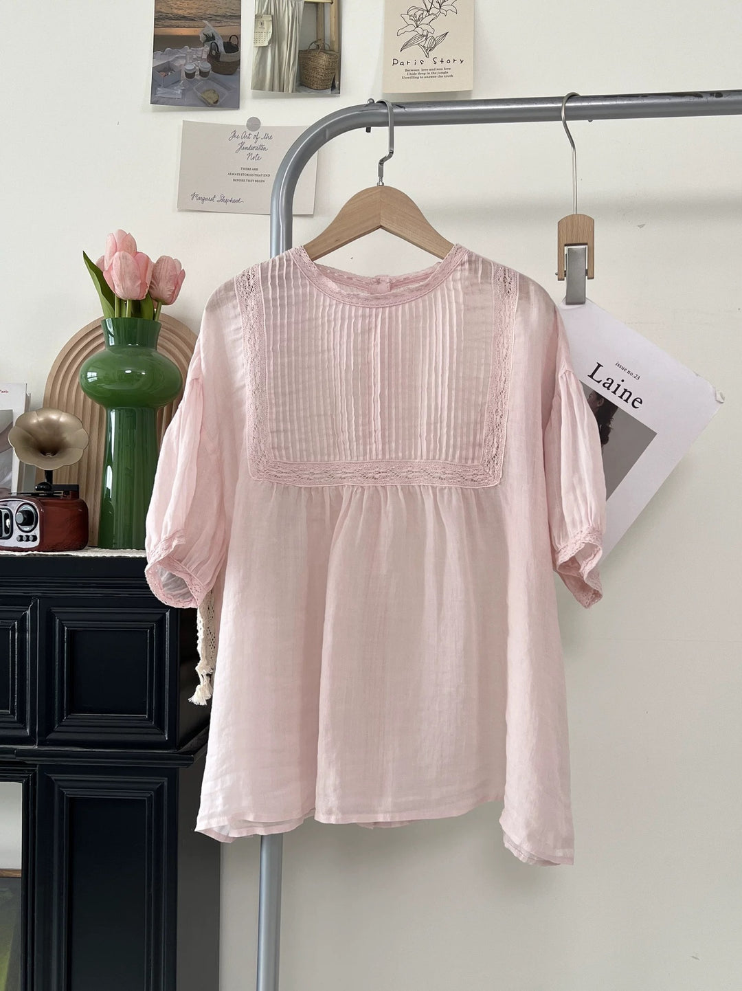 Femme Bohemian Chic Faltenbluse Stilla