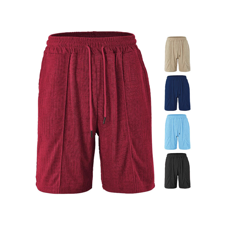 Herrer Sportlige Shorts med struktureret design og elastisk talje Stilla