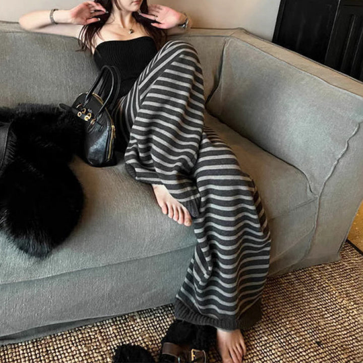 Femme Bred Ben Stribet Lounge-Bukser Stilla