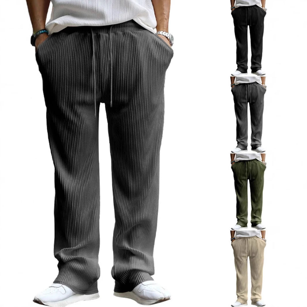 Dame Relaxed Fit Plisserede Vide Bukser Stilla