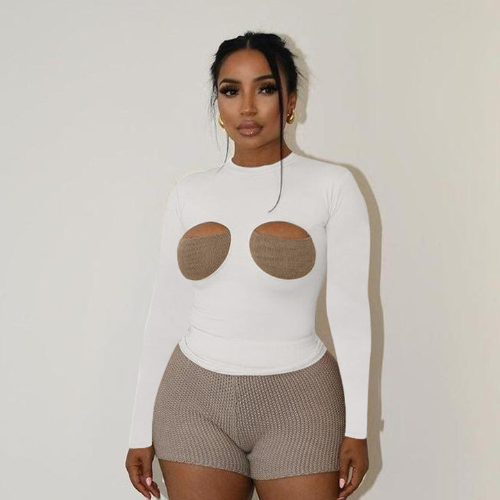 Dame Cut-Out Langærmet Bodysuit Stilla