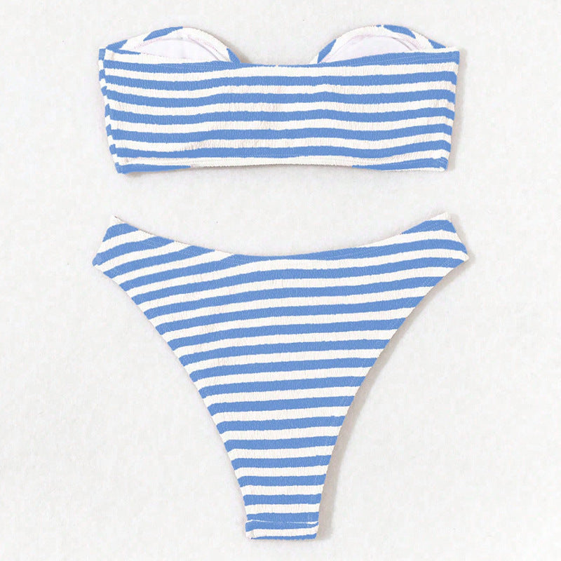 Dame bikini sæt med stropper og bandeau Stilla