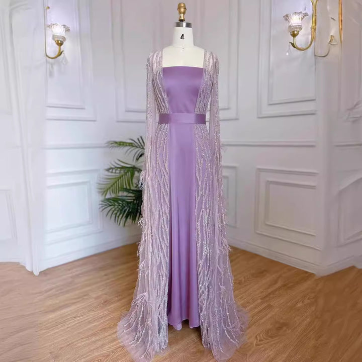 Dame Elegante Maxikjole med skinnende frynser og gennemsigtig overdel Stilla