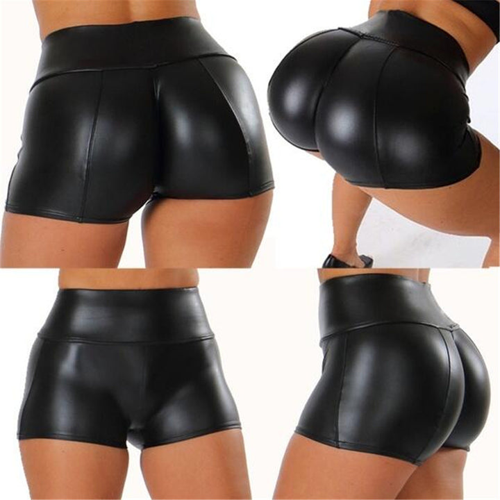 Dame Højtaljede Skinnende Sports Shorts Stilla